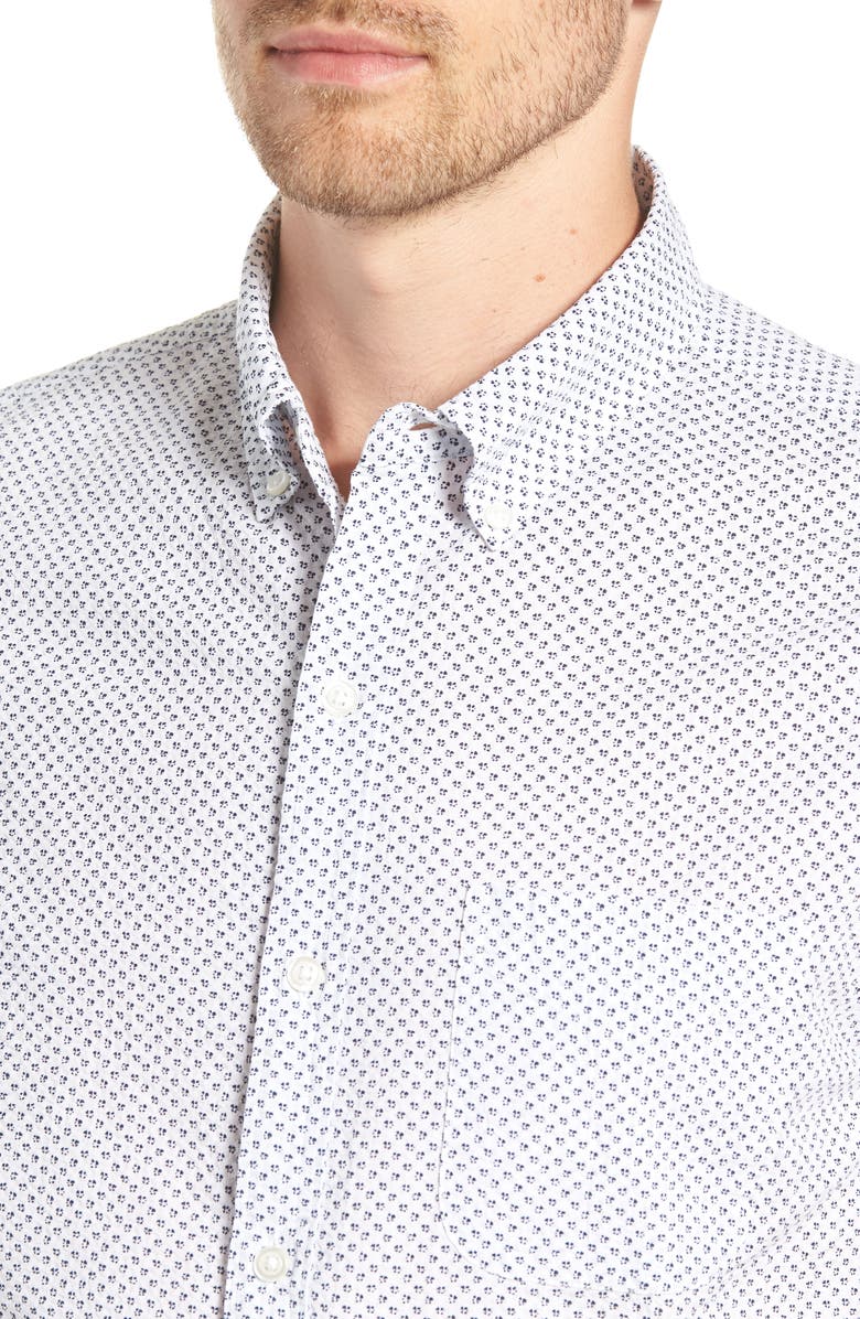 Bonobos Riviera Slim Fit Print Shirt, Alternate, color,