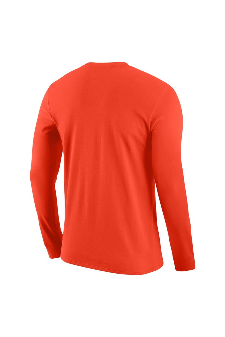 Men's Nike  Orange Oregon State Beavers Basketball Shootaround Long Sleeve T-Shirt, Alternate, color, Orange