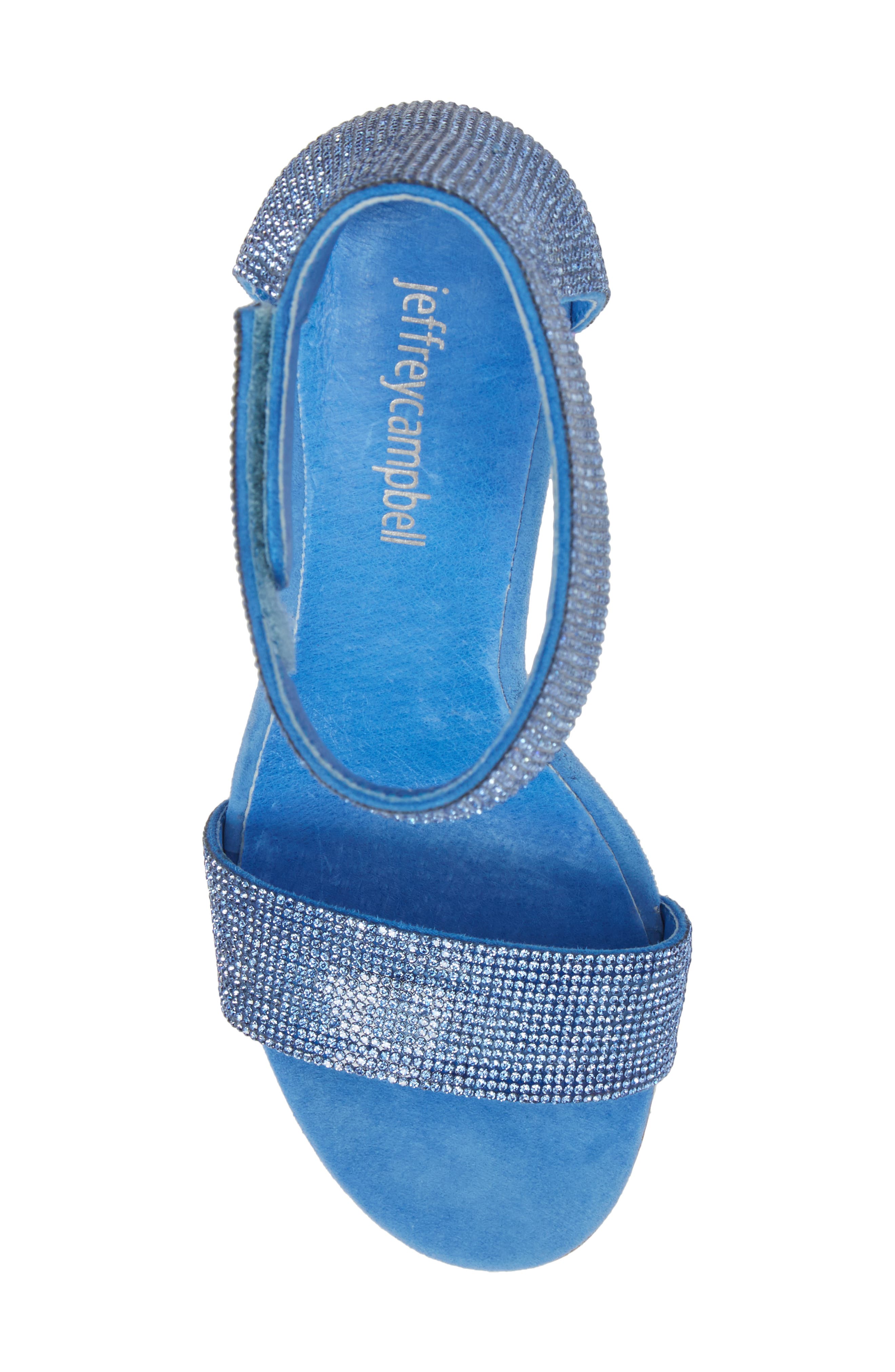 Lindsay Sandal, Alternate, color, BLUE COMBO LEATHER