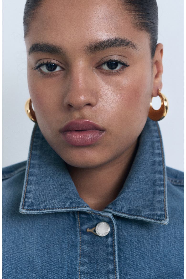 Pockets Denim Jacket, Alternate, color, MEDIUM BLUE