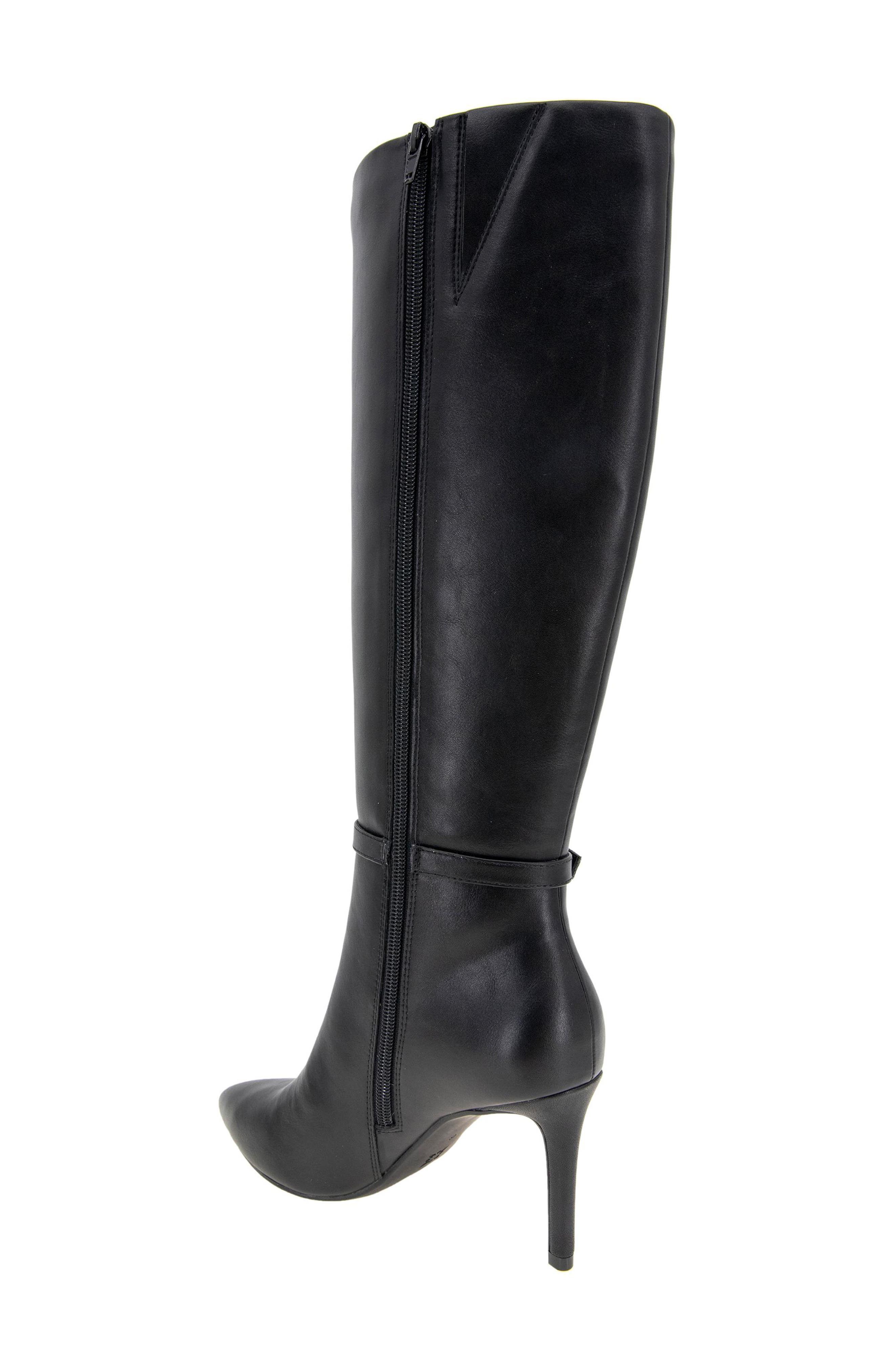 BCBGeneration Abbin Belt Shaft Tall Boot, Alternate, color, Black