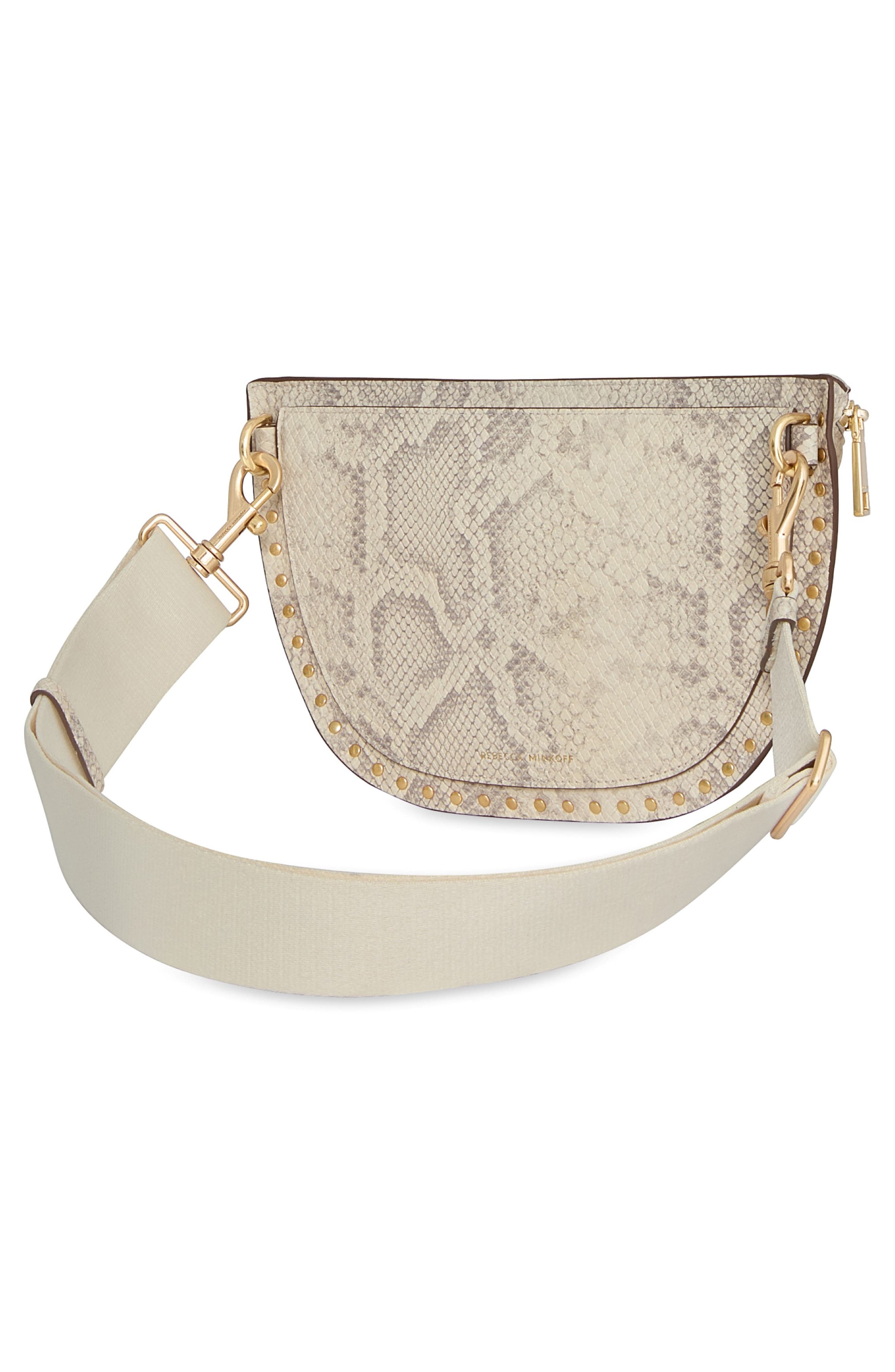 Rebecca Minkoff Darren Sling Crossbody Bag, Alternate, color, Natural