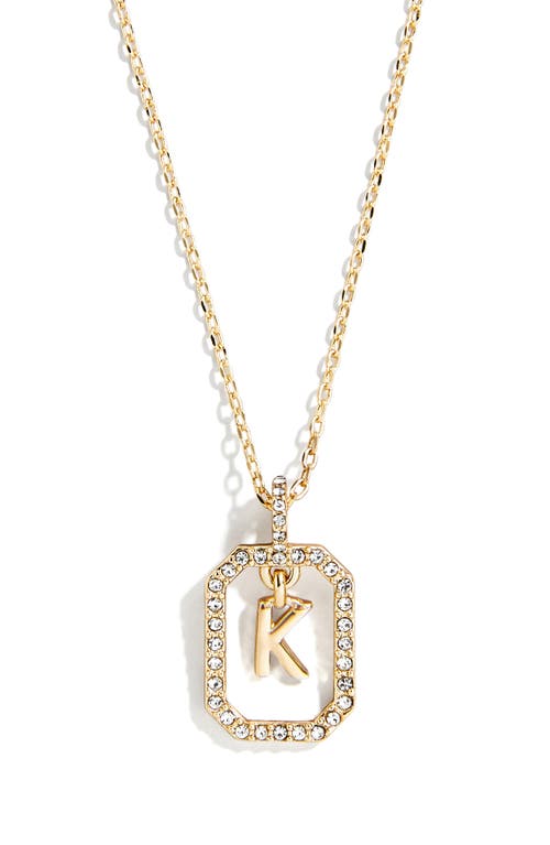Shop Baublebar Alicia Intial Pendant Necklace
