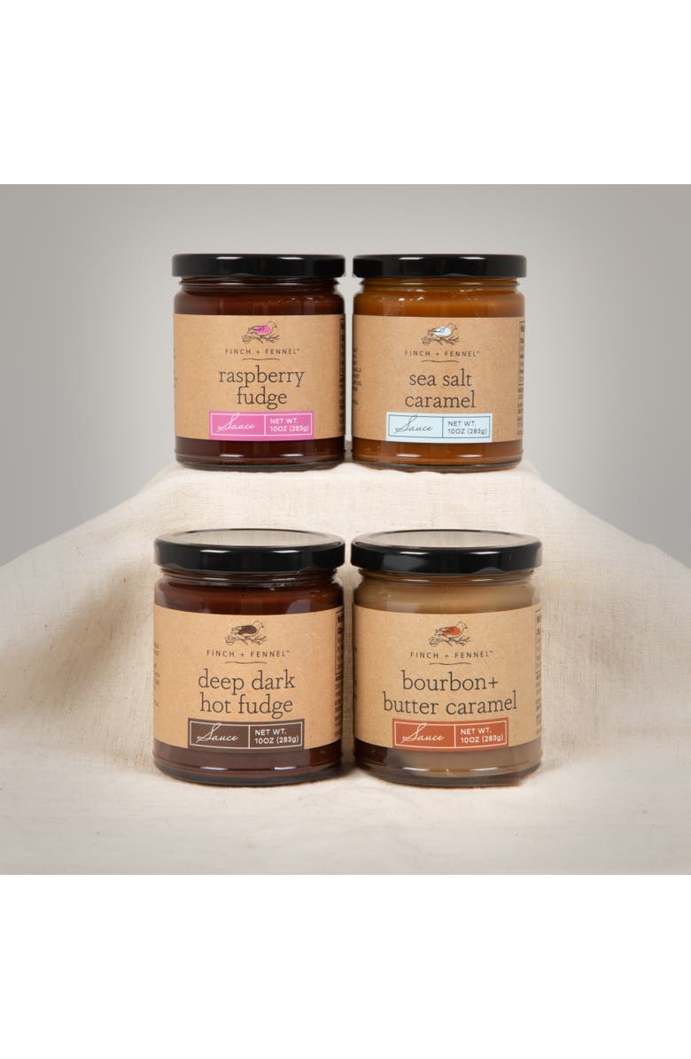 Finch + Fennel 4 Piece Ice Cream Social Gift Box, Main, color, Brown