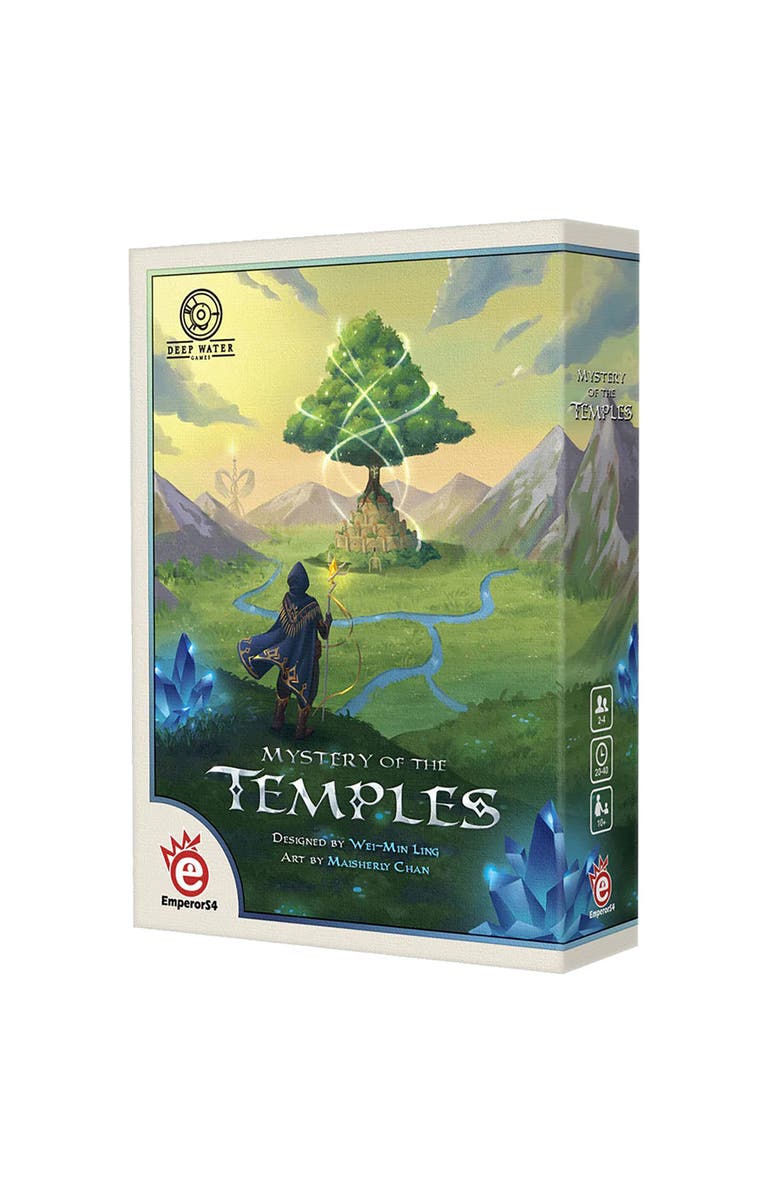 Ox Eye Media Inc. Mystery Of The Temples Curse Breaking Game, Deep Water Games, Ages 10+, Main, color, Multicolored