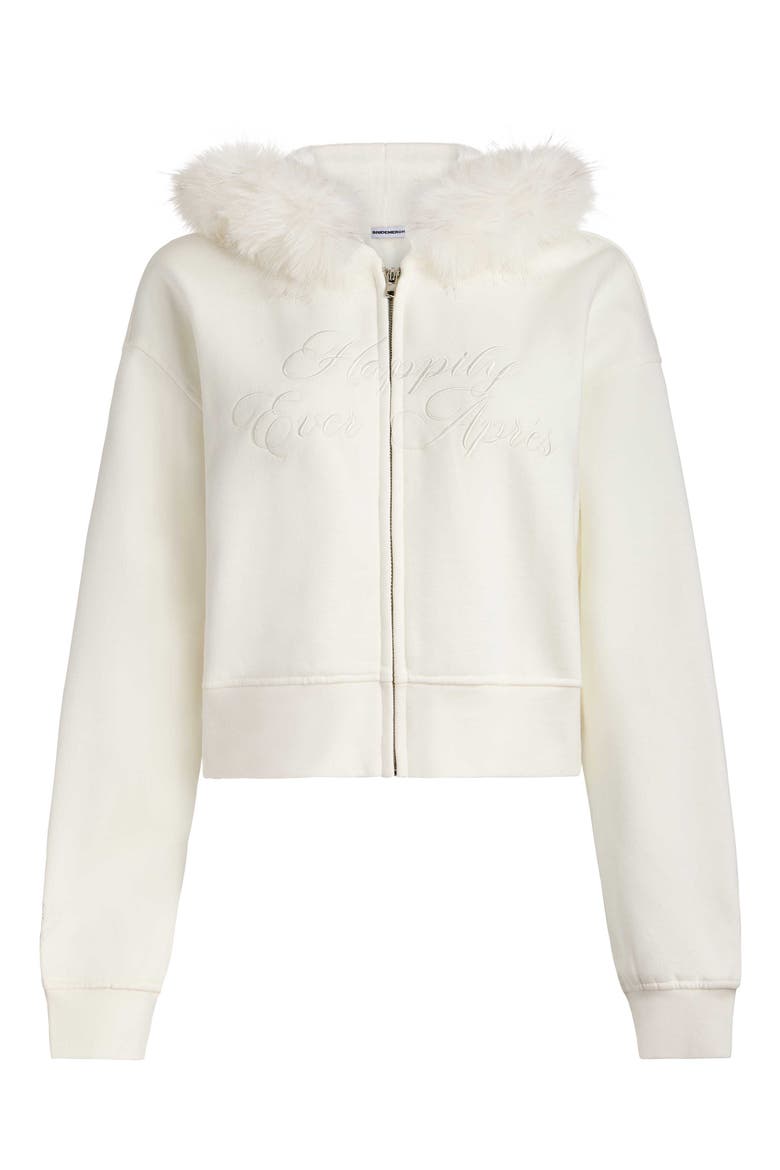 Happily Ever After Fur Zip, Main, color, White