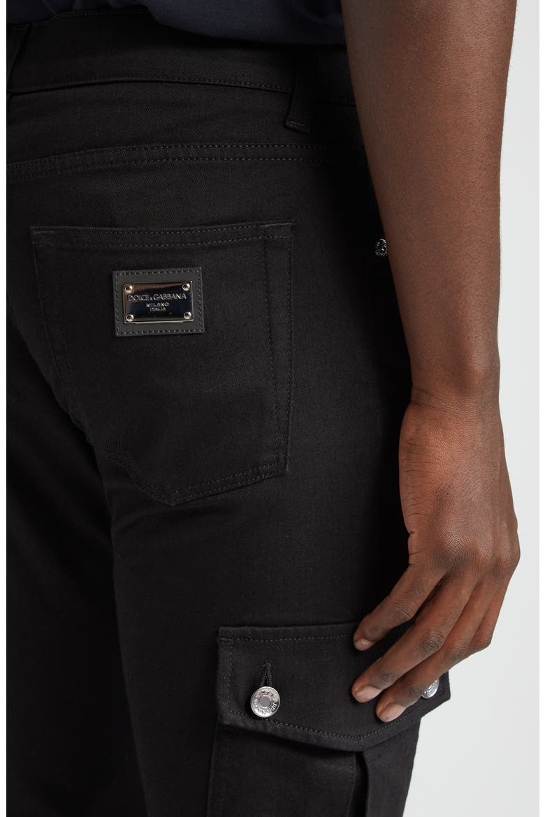 Washed Stretch Denim Cargo Pants (Men) | Nordstrom