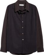 OUR LEGACY Double Borrowed Button-Up Shirt