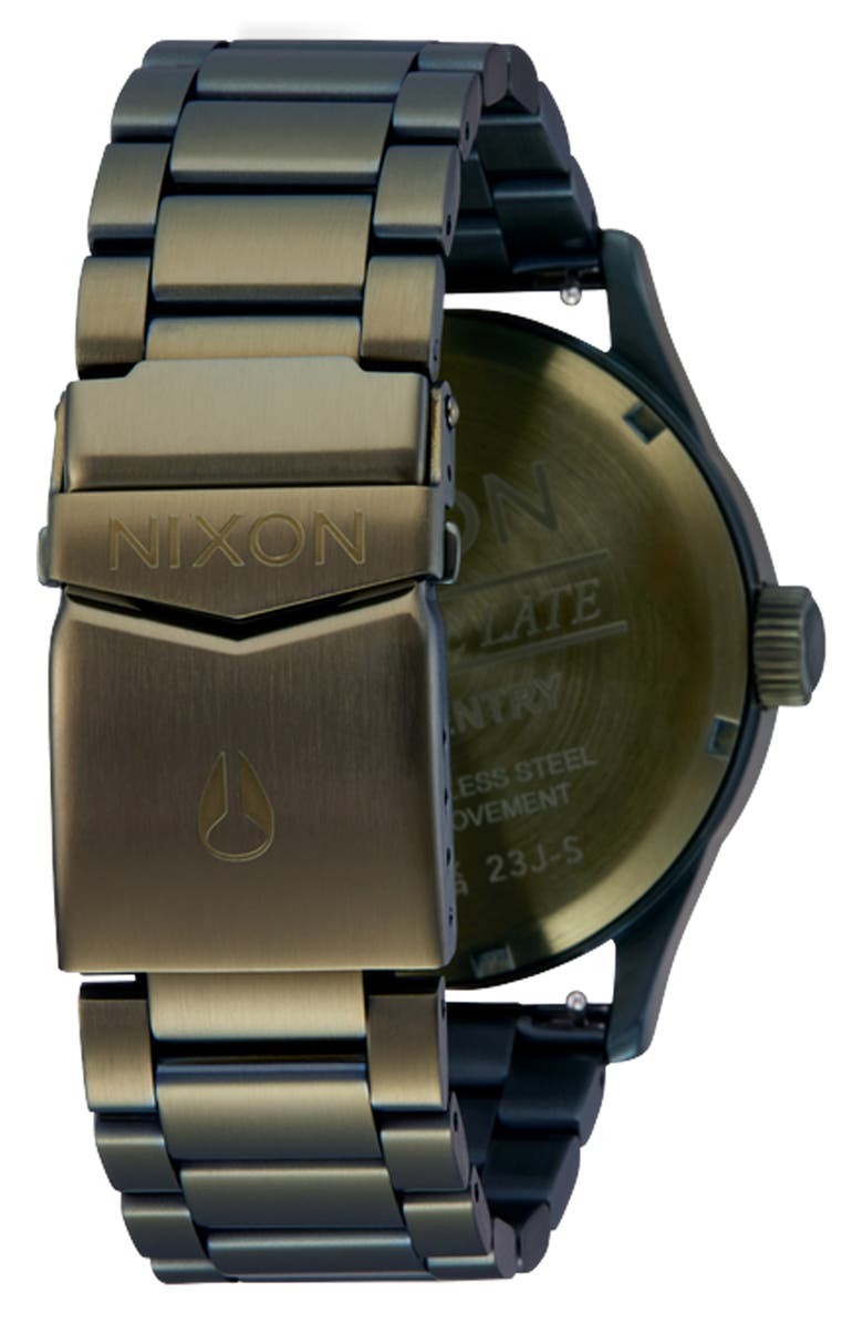 Nixon The Sentry Bracelet Watch, 42mm, Alternate, color, 