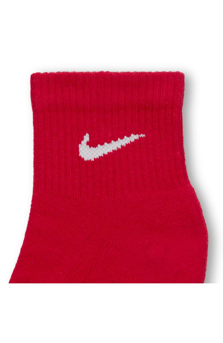 Nike Dri-FIT Everyday Plus 3-Pack Cushioned Training Ankle Socks, Alternate, color, White Multi-Color