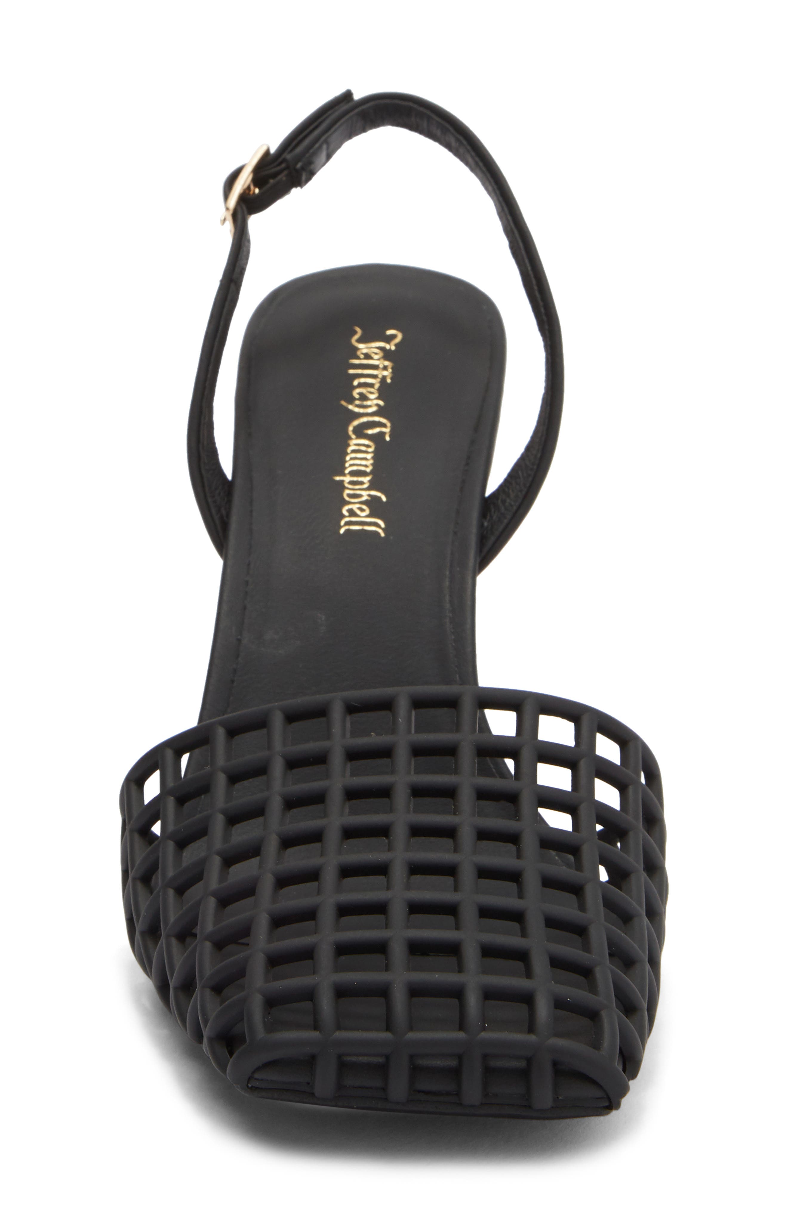 Jeffrey Campbell Aviary Slingback Jelly Pump, Alternate, color, Black Matte