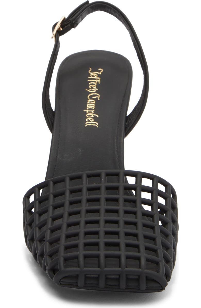 Jeffrey Campbell Aviary Slingback Jelly Pump, Alternate, color, Black Matte