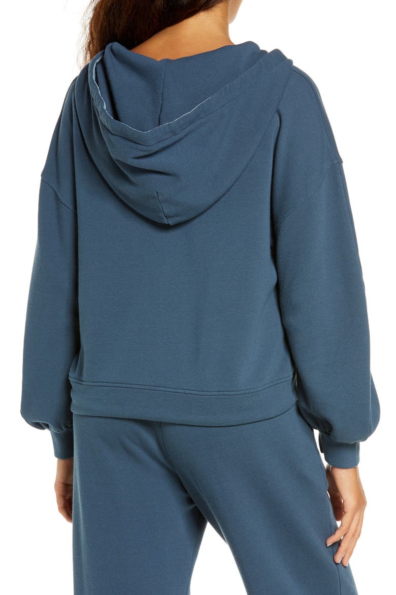 Abbi Half Moon Zip Hoodie, Alternate, color, STARRY NIGHT
