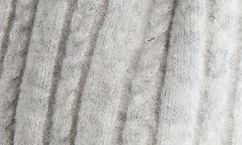 Cole Haan Cable Knit Scarf In Gray