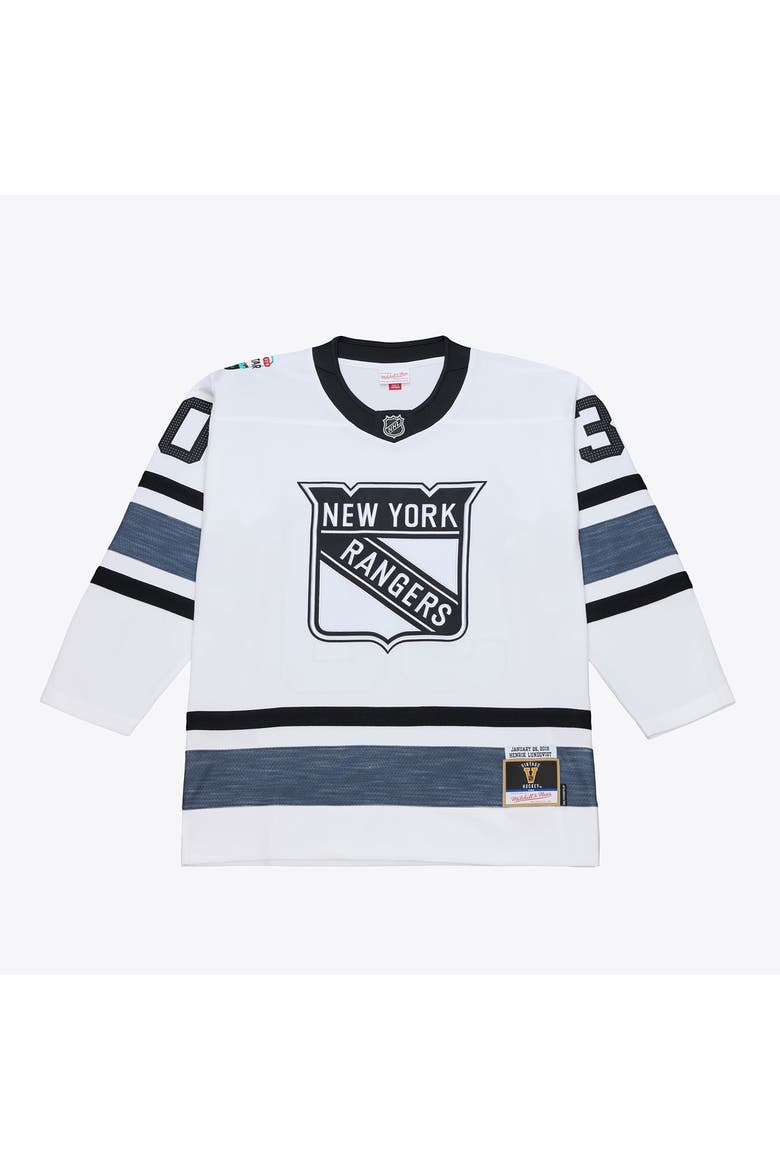Men's Mitchell & Ness Henrik Lundqvist White 2019 All-Star Game Power Play Jersey, Main, color, White