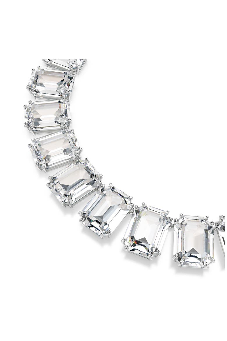Millenia Collar Necklace, Alternate, color, RHODIUM/ CRYSTAL