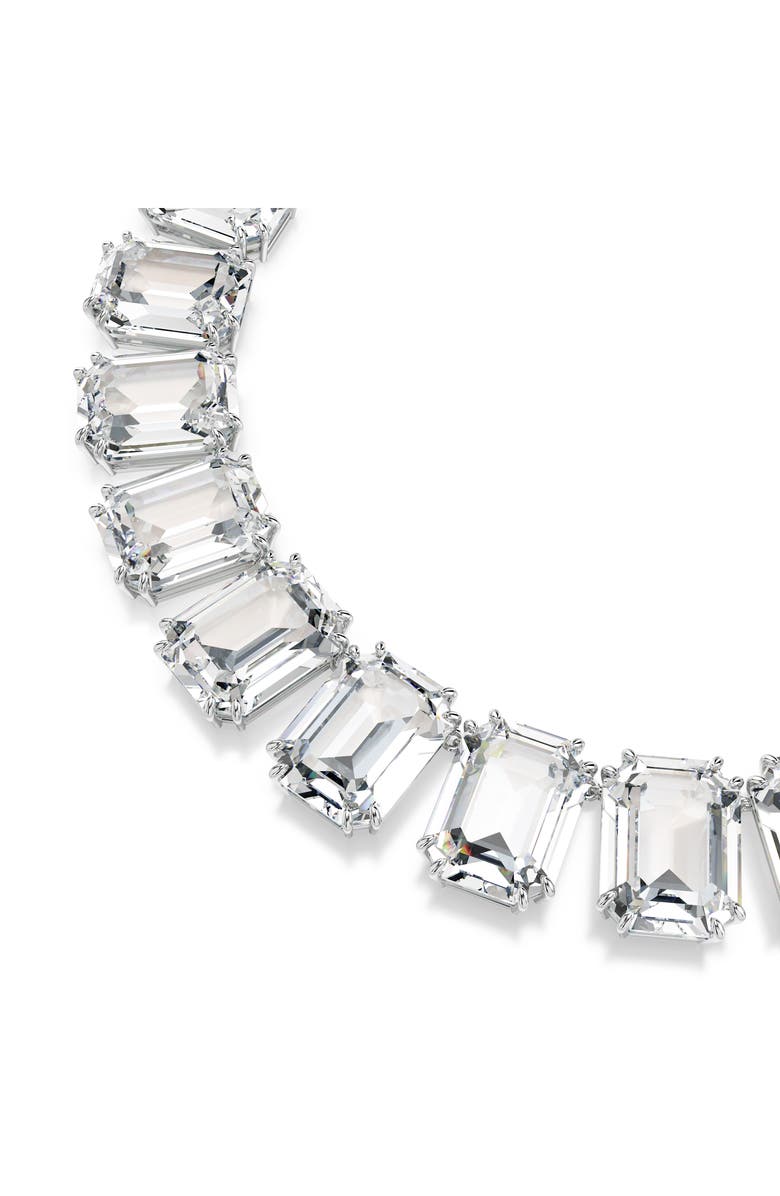 Swarovski Millenia Collar Necklace, Alternate, color, Rhodium/ Crystal