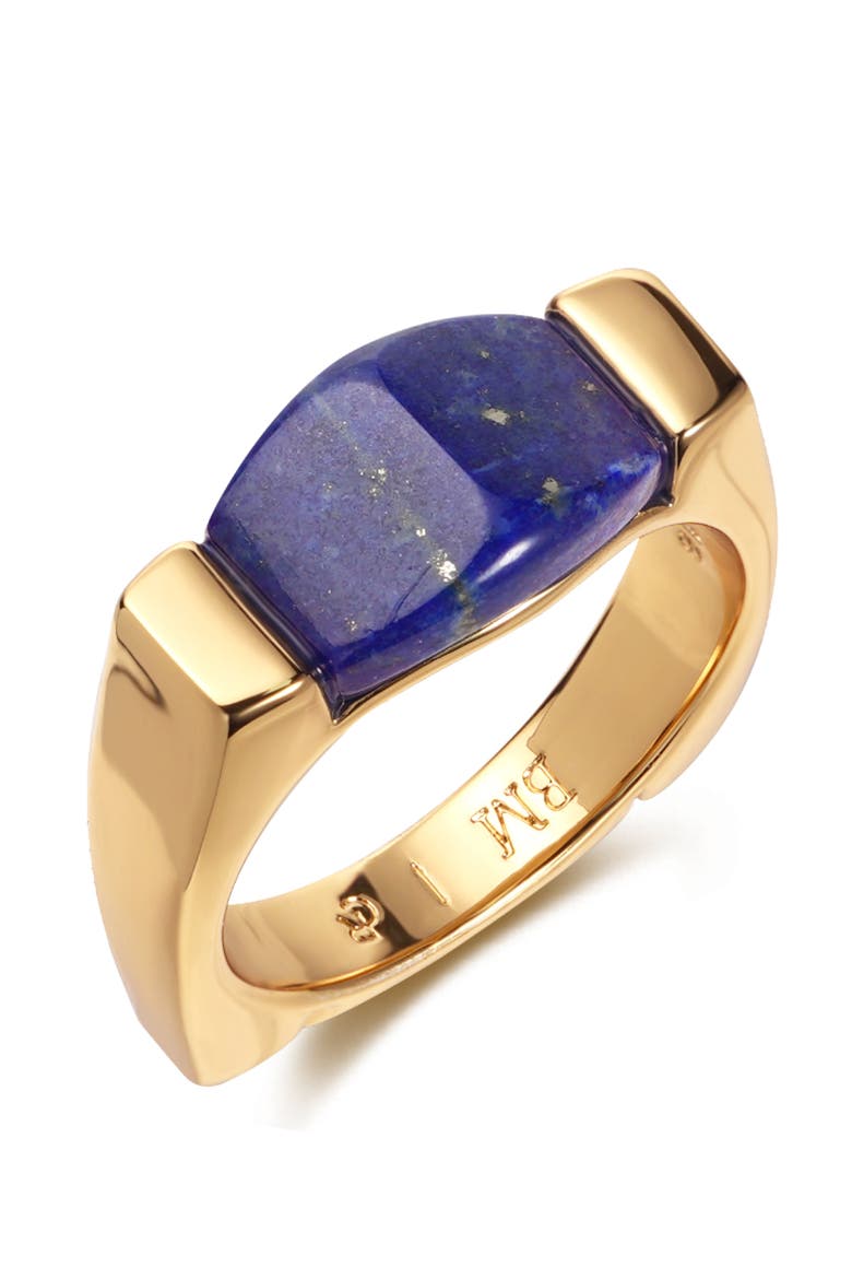 Ishtar Goddess Ring, Alternate, color, Gold&Blue