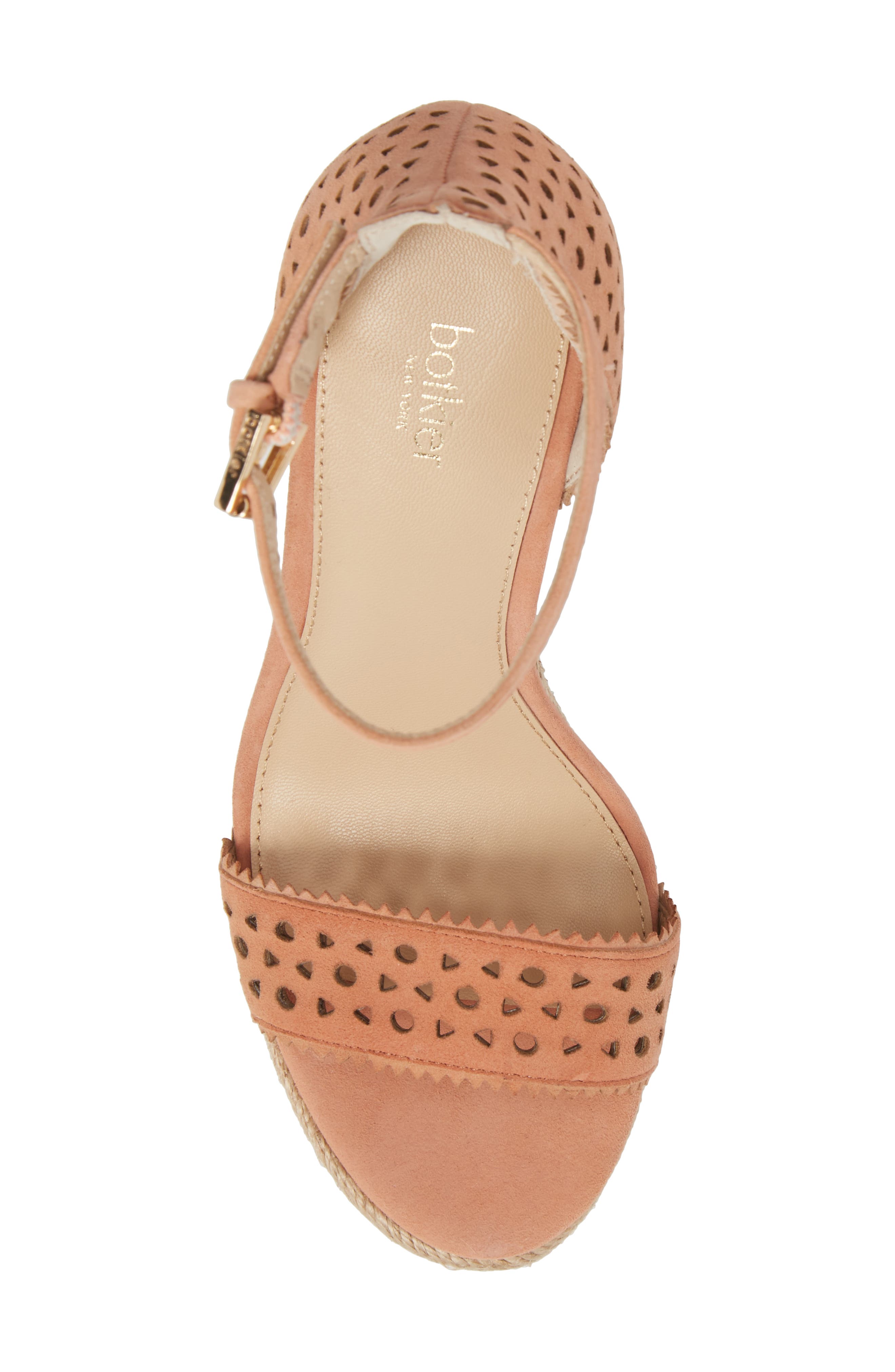 Jamie Espadrille Wedge Sandal, Alternate, color, SOFT PEACH SUEDE