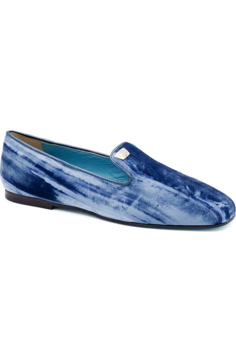 Valentina Rangoni Babbuccia Venetian Loafer, Main, color, Jeans Mafle