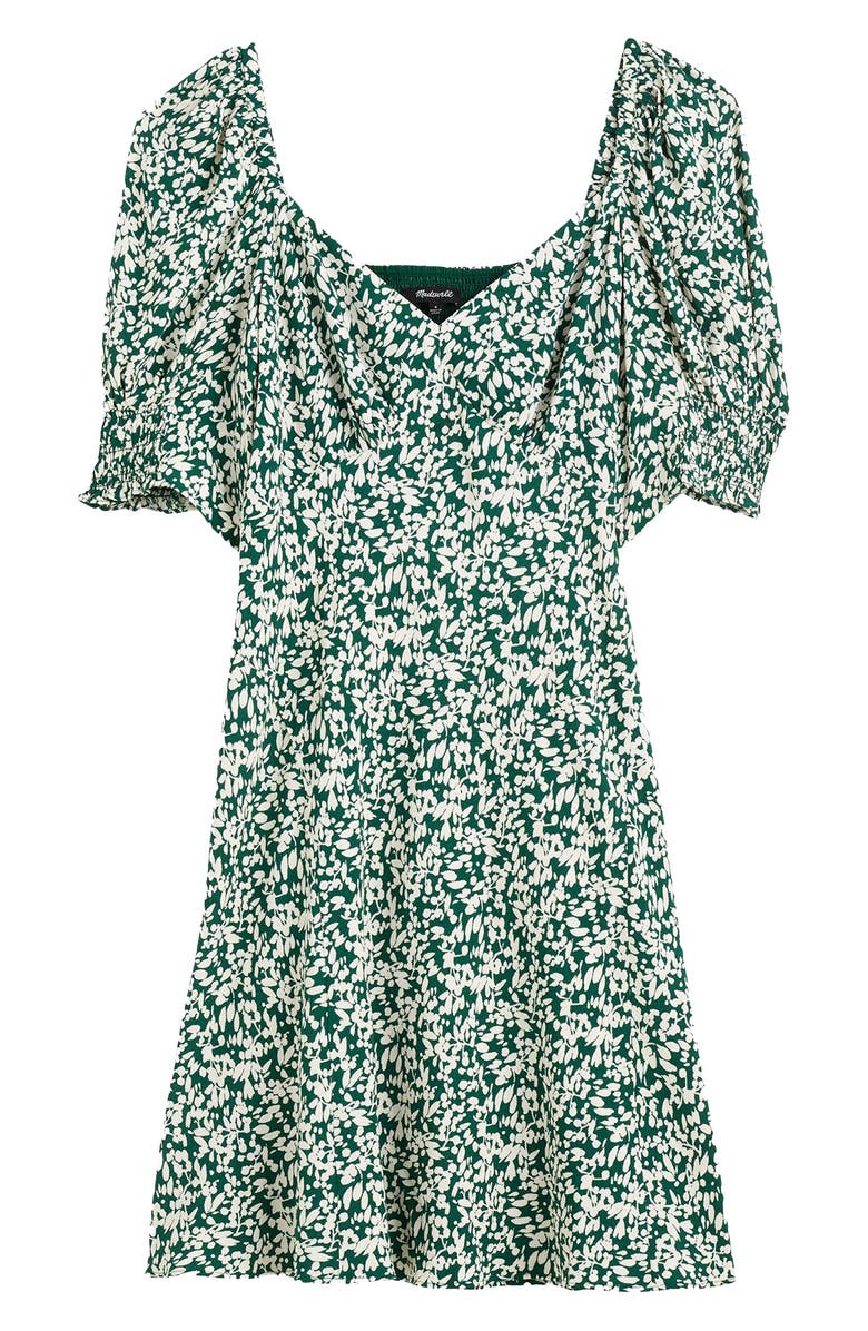 Madewell Seamed V-Neck Minidress, Alternate, color, 