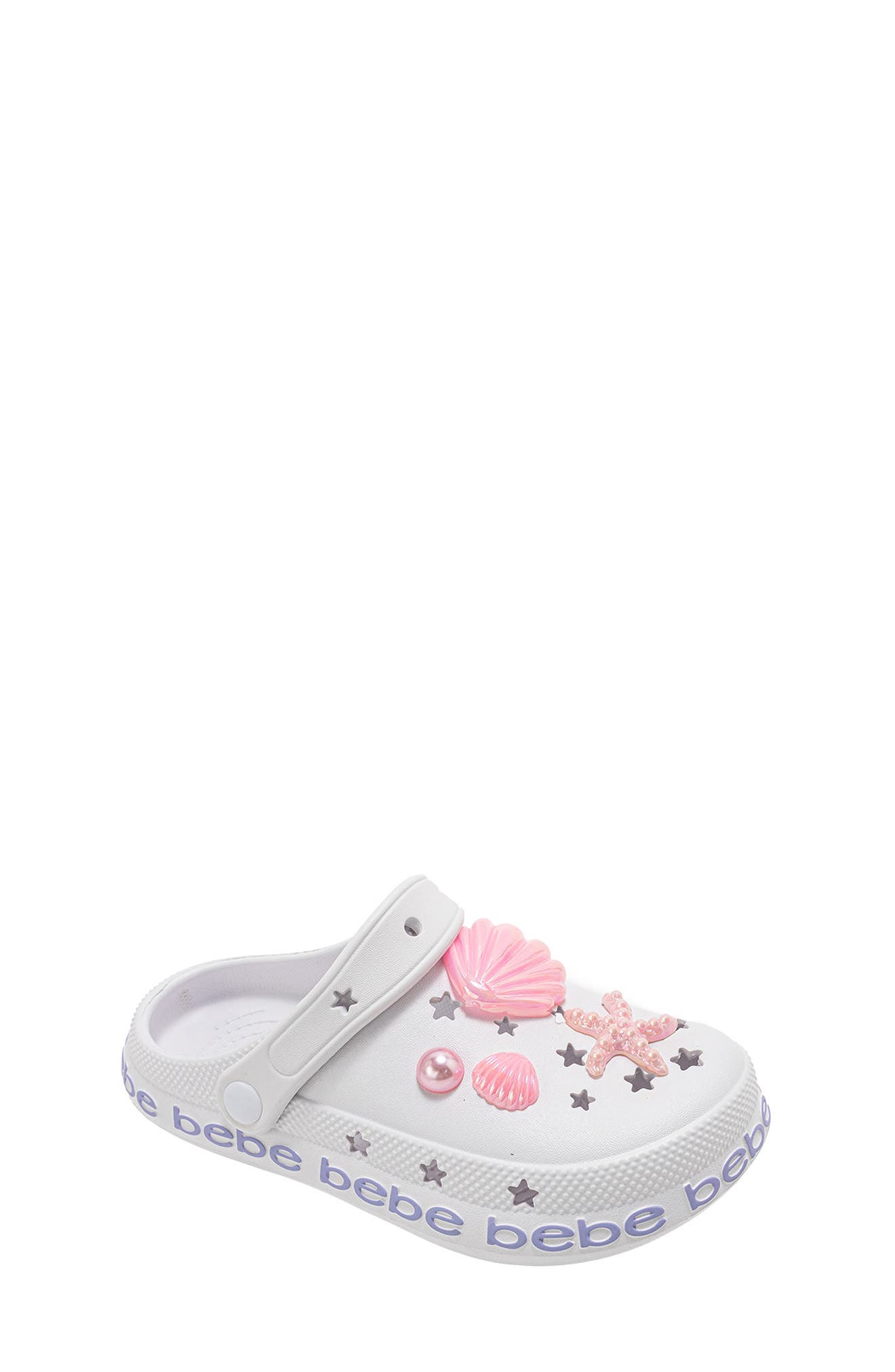 bebe Kids' Crystal Clog, Main, color, 