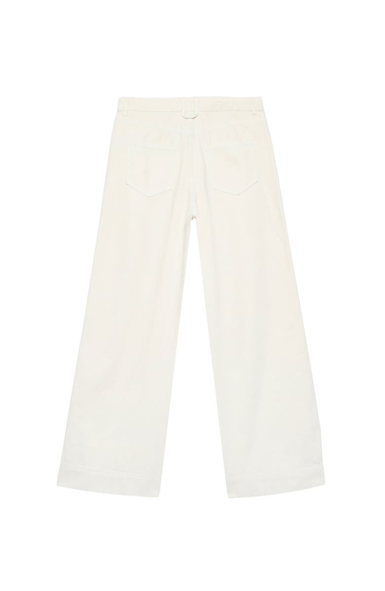 MINT VELVET Wide Leg Jeans, Alternate, color, Ivory