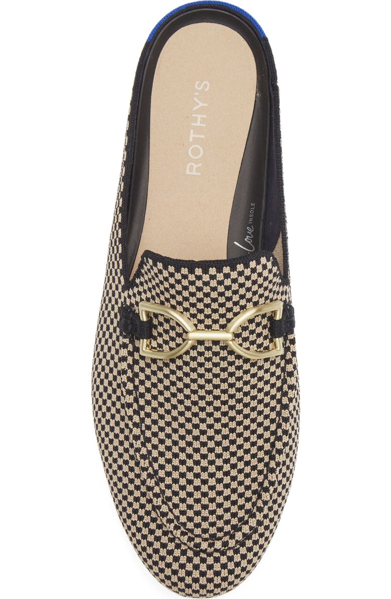 Rothy's Double Bit Bouclé Loafer Mule, Alternate, color, Classic Micro Check