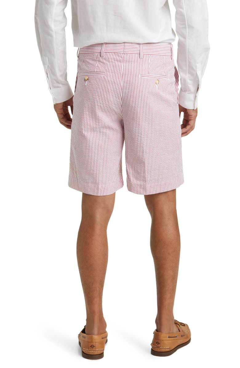 Berle Seersucker Shorts, Alternate, color, Red