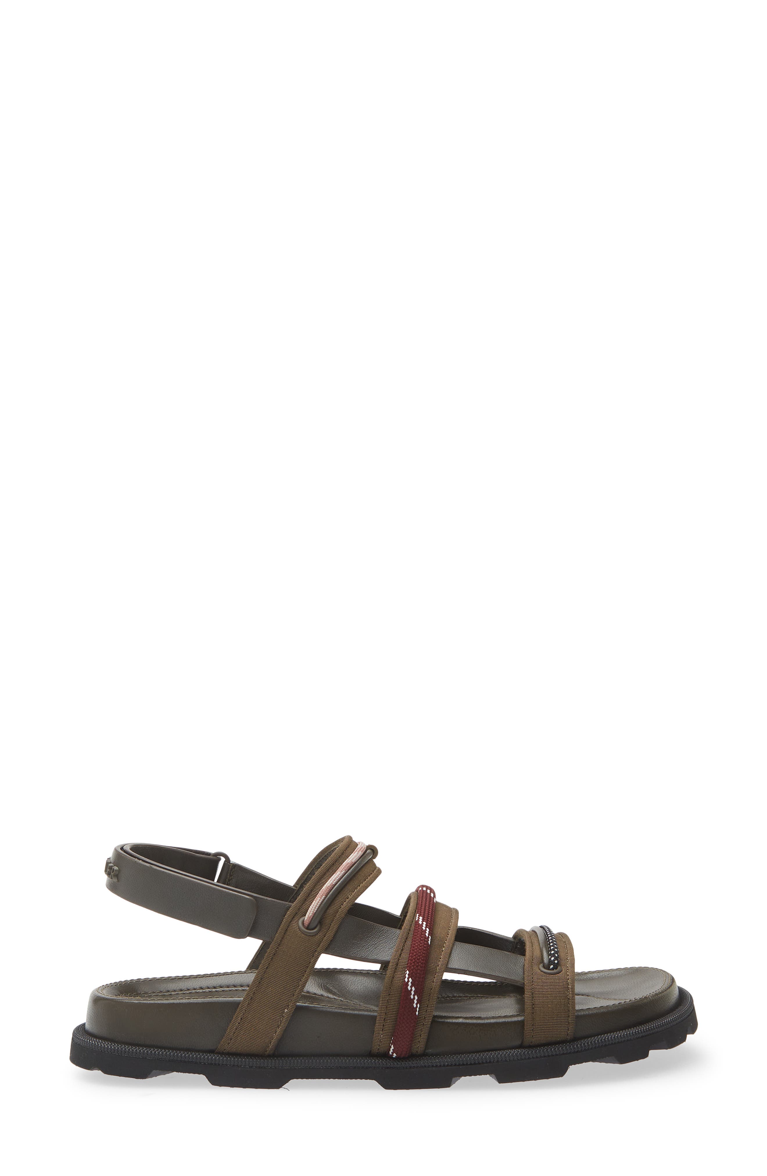 Moncler Vera Isla Sandal, Alternate, color, Brown