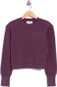 JASON WU Shoulder Pad Crewneck Sweater