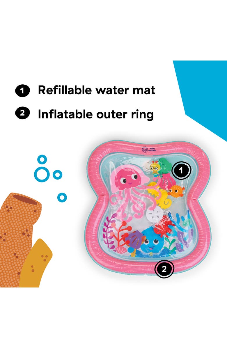 Baby Einstein Ocean Explorers Jiggling Janet Water Mat, Alternate, color, Pink