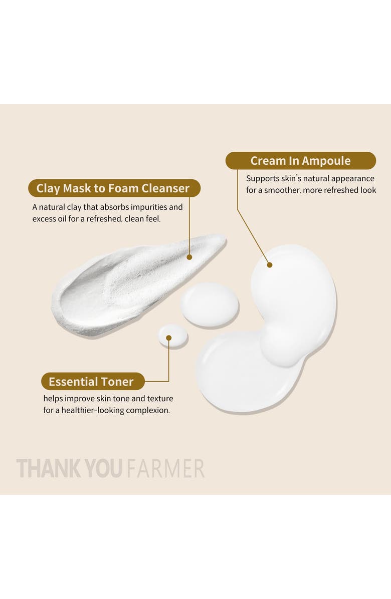 THANK YOU FARMER Rice Pure Glow Travel Kit, Alternate, color, White
