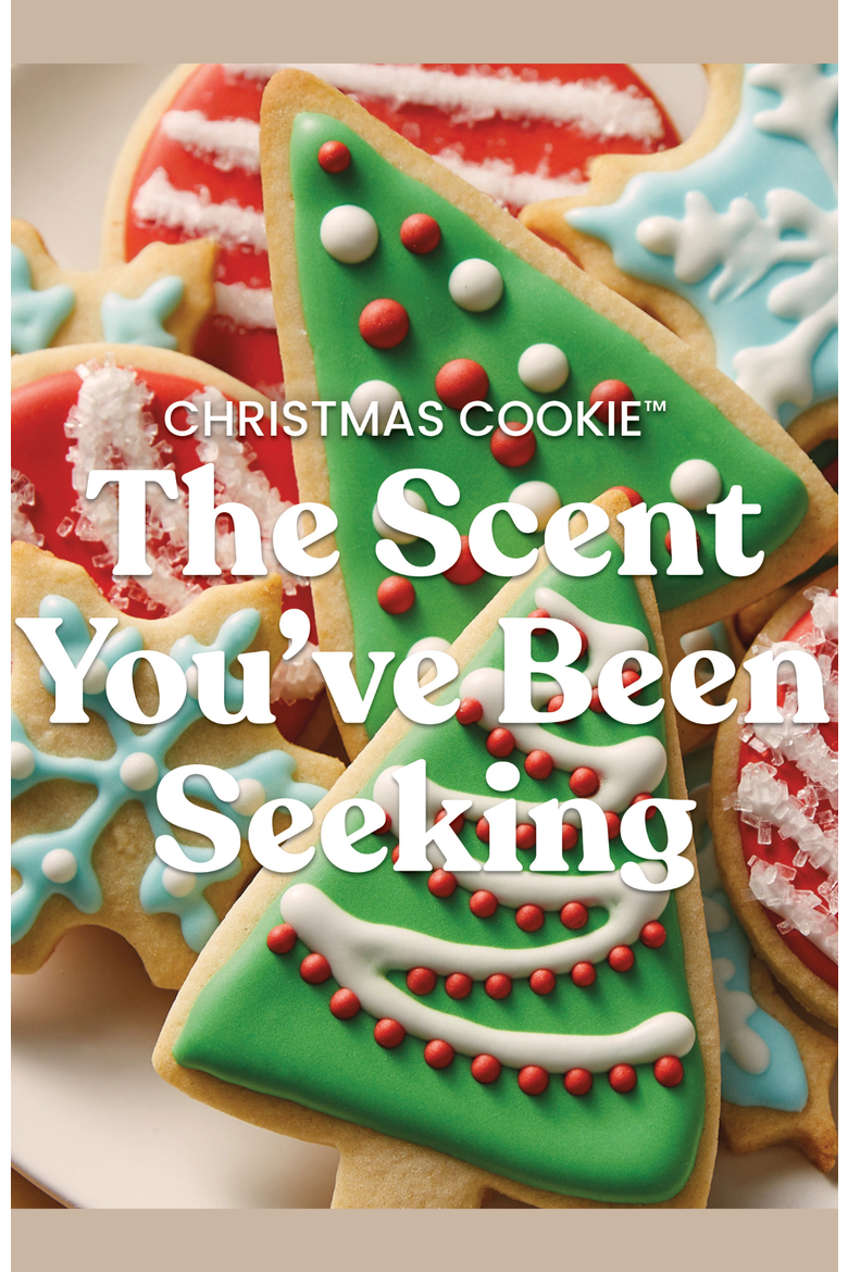Christmas Cookie Studio Candle with Essential Oils, Set of 2, Alternate, color, Ivory
