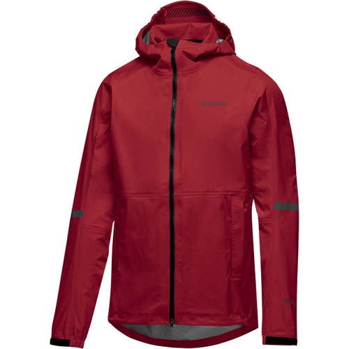 Gorewear Lupra 2.0 Gore-tex Hooded Jacket In Red