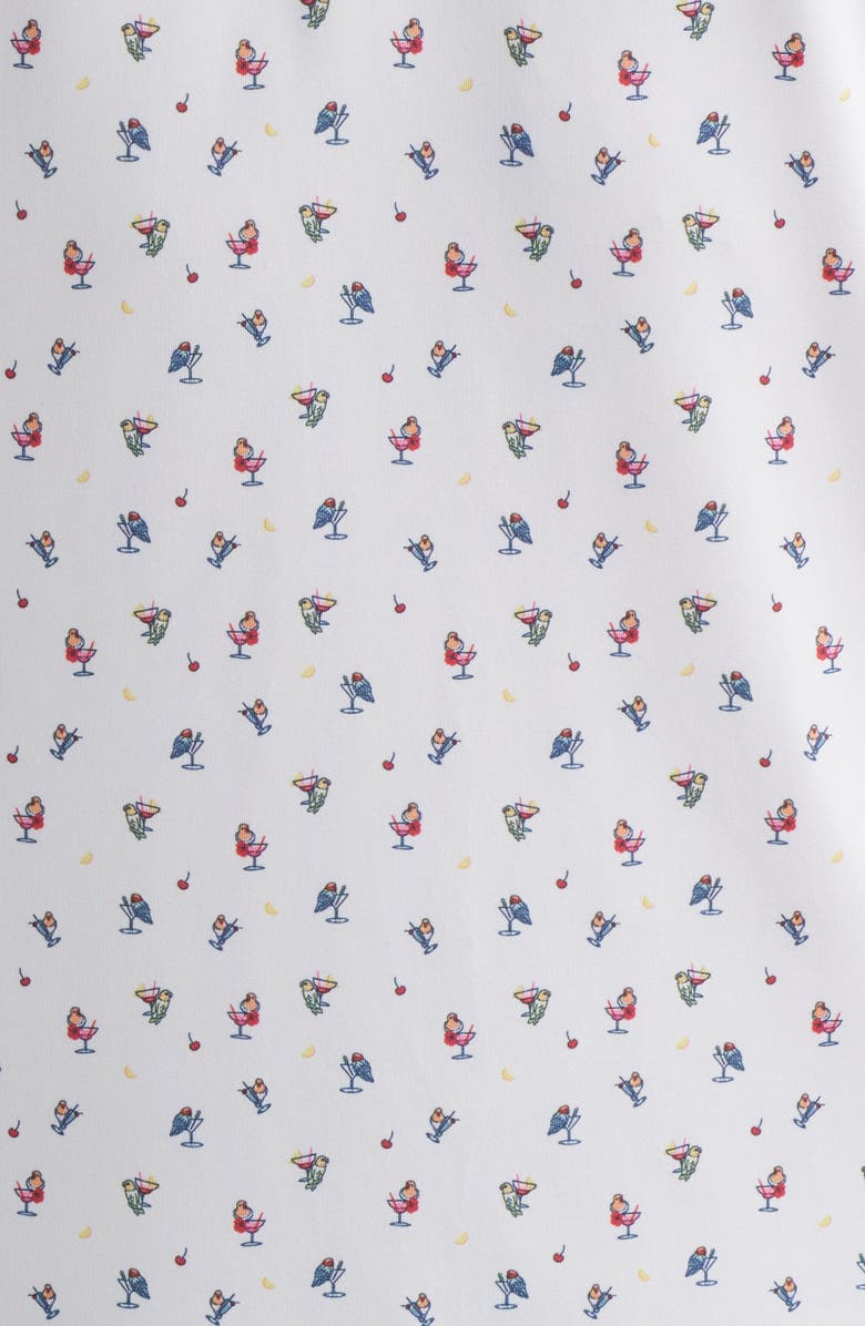 johnnie-O Birdie Bar Featherweight Performance Polo, Alternate, color, White