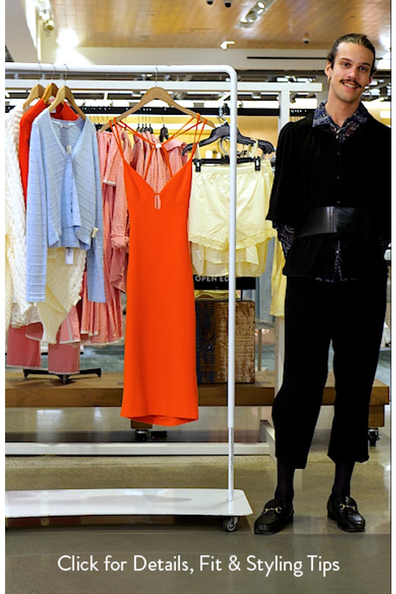 Sleeveless Crepe Midi Dress video