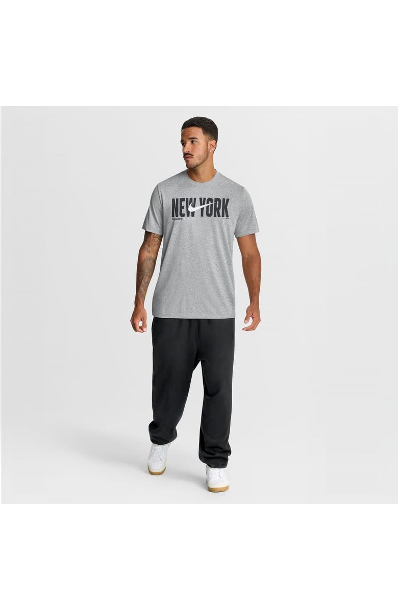 Nike Men's Nike Heather Gray New York Yankees Swoosh Legend Dri-FIT T-Shirt, Alternate, color, Heather Gray