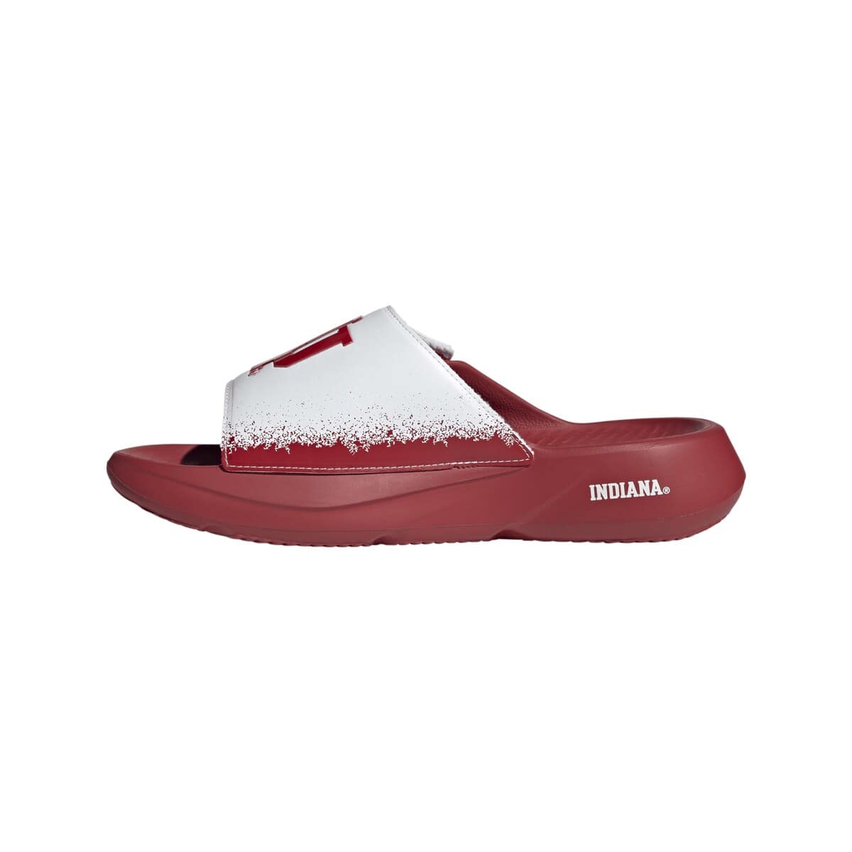 adidas Unisex adidas Crimson Indiana Hoosiers Lightblaze Slide Sandals, Alternate, color, Crimson