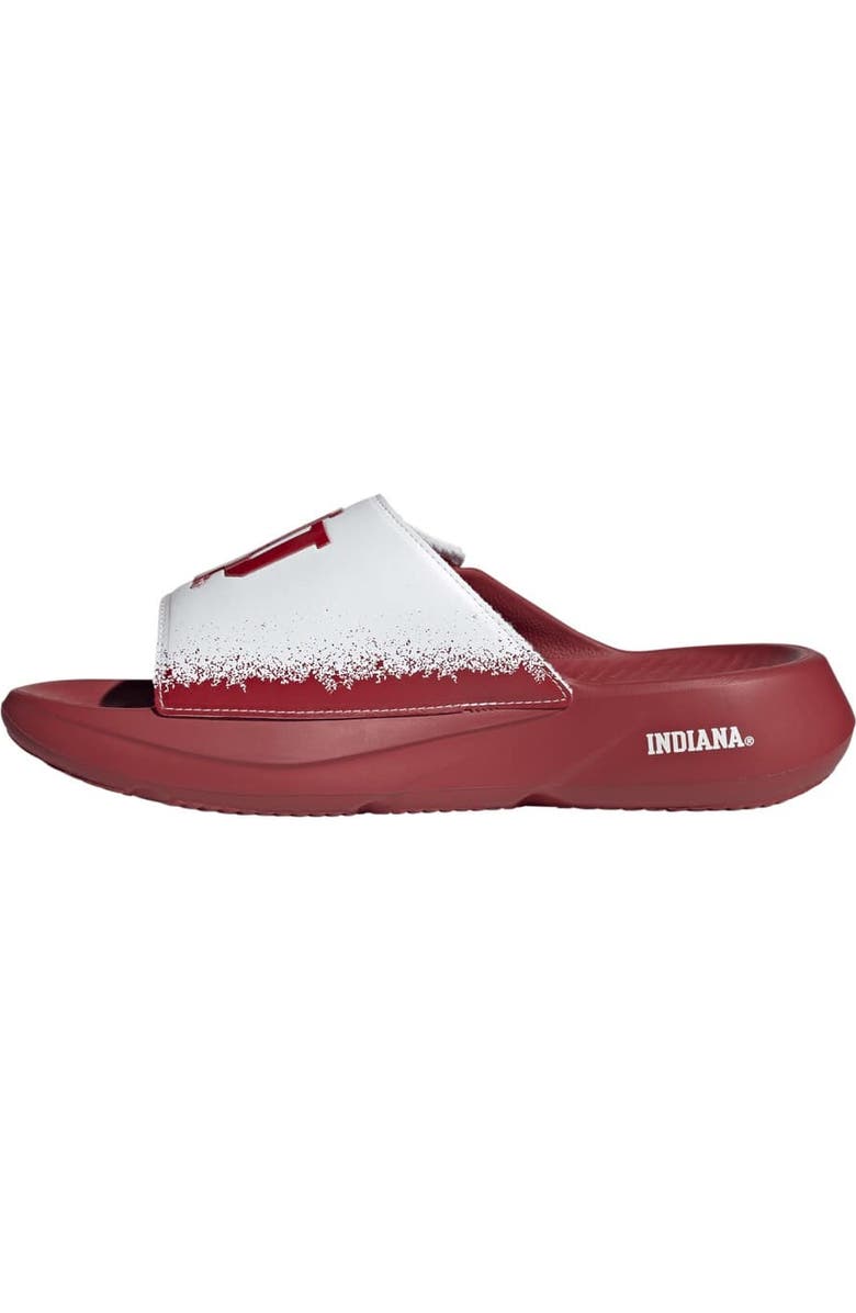adidas Unisex adidas Crimson Indiana Hoosiers Lightblaze Slide Sandals, Alternate, color, Crimson