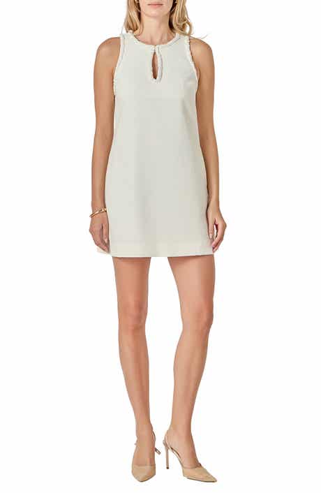 English Factory Textured Sleeveless Minidress