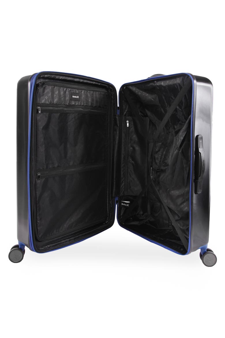 Suki 29" Hardshell Spinner Suitcase, Alternate, color, BLACK/ BLUE