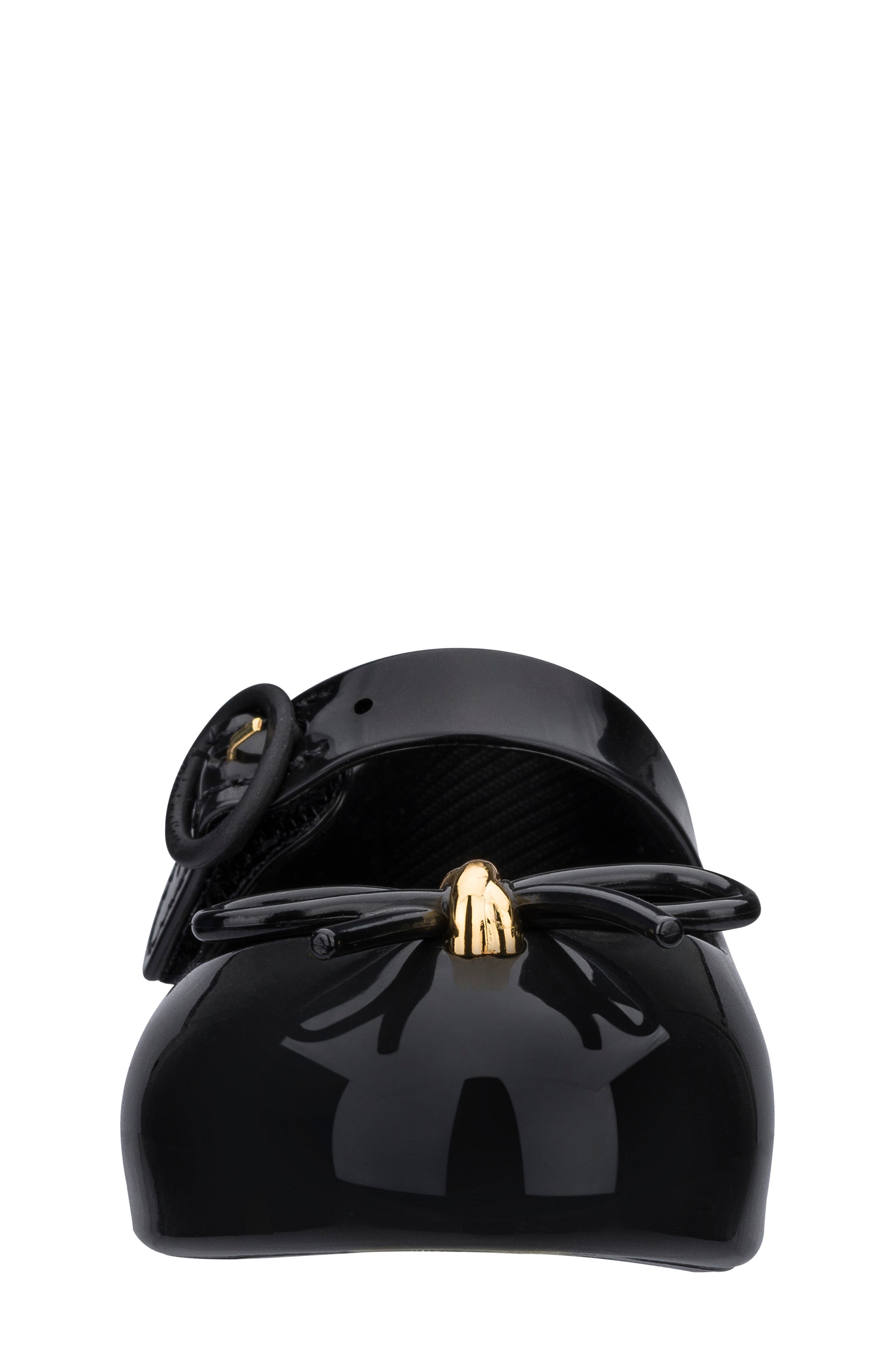 Mini Melissa Sweet Mary Jane Flat, Alternate, color, Black