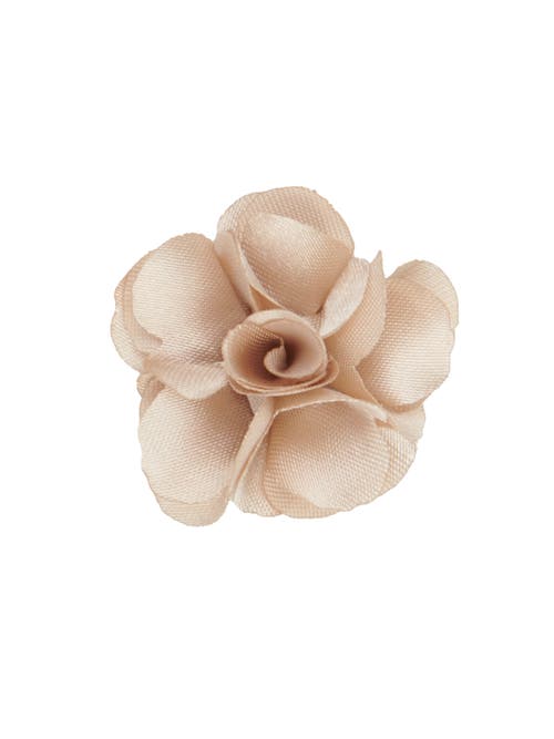 Brooklyn Brigade Floral Lapel Pin In Neutral