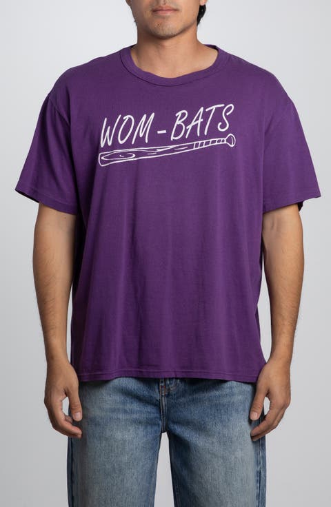 Vintage Wom-Bats Baseball Tee