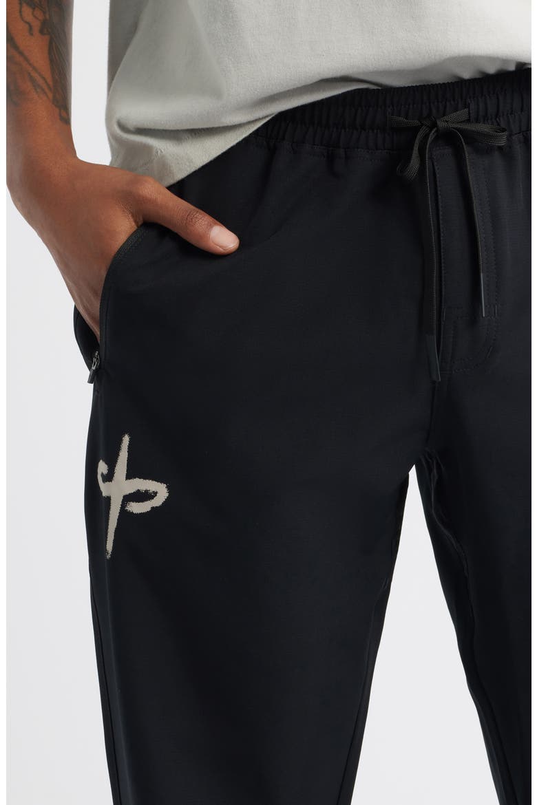 x Luke Rockhold Tempo Bold Tech Joggers, Alternate, color, BLACK
