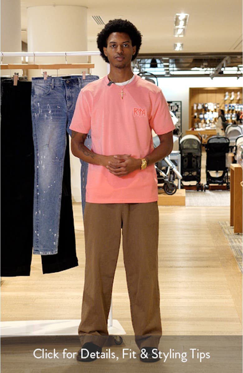 Liam Pink Cyber Metal Logo Graphic T-Shirt, sales video thumbnail