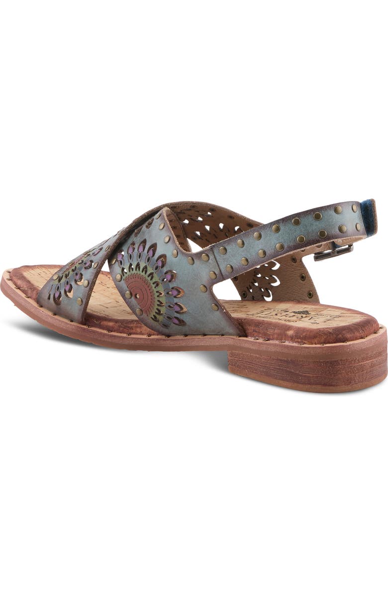 L'Artiste by Spring Step Crossroads Slingback Sandal, Alternate, color, Grey Multi