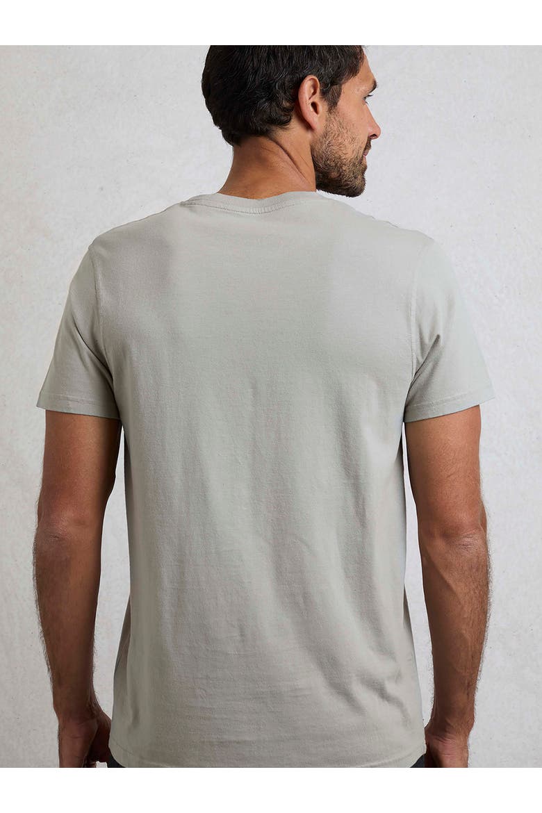 Carp Side Front Print Artist T-Shirt, Alternate, color, Limestone