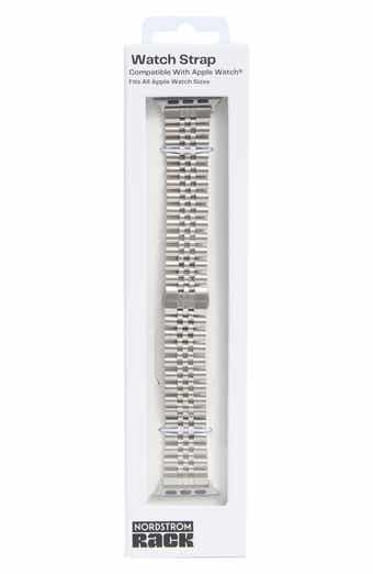NORDSTROM RACK Stainless Steel Bracelet Apple Watch® Watchband